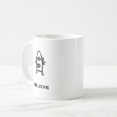 スリーアイボ信じット コーヒーマグカップ (正面左)