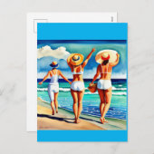 スリーアットザビーチ シーズンポストカード (正面/裏面)