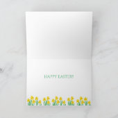 スリーイエローラブラドールイースターバニーズガーデン シーズンカード (内部)