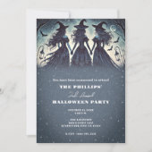 スリーウィッチズアットナイトスターリーハローウィンパーティ 招待状 (正面)