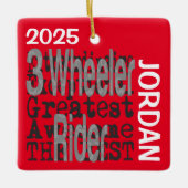 スリーウィーラーライダーエクソナレアカスタム セラミックオーナメント (正面)