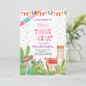 スリーエスタフィエスタガール3rd誕生日招待状 招待状 (スタンド正面)