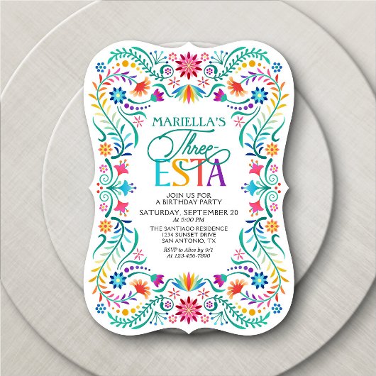 スリーエスタフィエスタ3rd誕生日 招待状