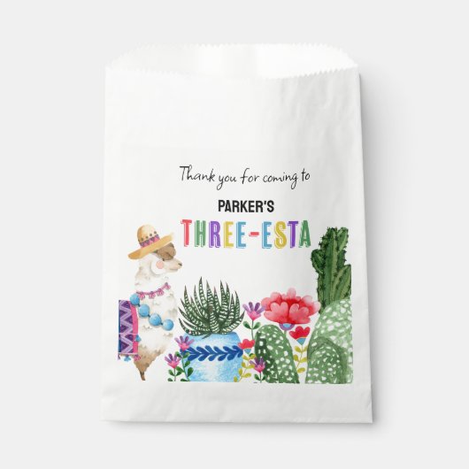 スリーエスタフカラフルィエスタ3rd誕生日パーティー フェイバーバッグ (正面)