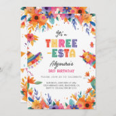 スリーエスタメキシカンフィエスタ第3期パーティー 招待状 (正面/裏面)