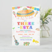 スリーエスタ誕生日招待状フィエスタ3rd誕生日 招待状 (スタンド正面)