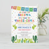 スリーエスタ誕生日招待状 招待状 (スタンド正面)