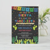 スリーエスタ誕生日招待状 招待状 (スタンド正面)