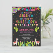 スリーエスタ誕生日招待状 招待状 (スタンド正面)