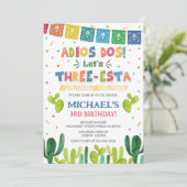 スリーエスタ誕生日招待状 招待状 (スタンド正面)