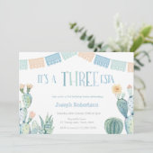 スリーエスタ - メキシコンフィエスタ男子の3歳誕生日パーティー 招待状 (スタンド正面)