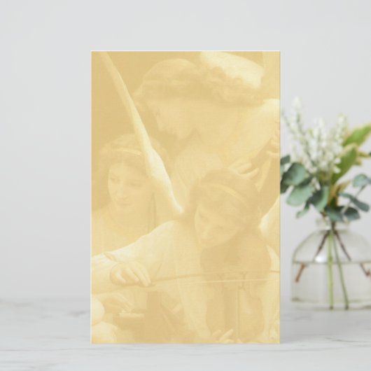 スリーエンジェルミュージシャンひな形 便箋 (スタンド正面)