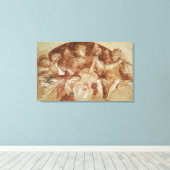 スリーエンジェルミュージシャン キャンバスプリント (インサイチュ (ウッドフロア))