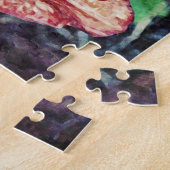 スリーオレンジリリーフラワーアートパズル ジグソーパズル (側面)