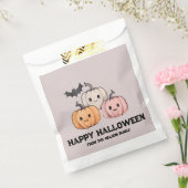 スリーカボチャとこうもりハッピーハローウィン フェイバーバッグ (封をした状態)