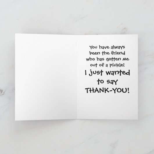 スリーガーキンズ漫画感謝していテンプレート – ユーカード サンキューカード (内部)