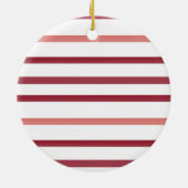 スリーキュートクリスマス格言パーソナライズされたホリデー セラミックオーナメント (裏面)