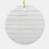 スリーキュートクリスマス格言パーソナライズされたホリデー セラミックオーナメント (裏面)