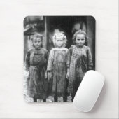 スリーキュート小さな女の子ヴィンテージサウスカロライナ マウスパッド (マウス)