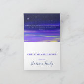 スリーキングスの水色パーソナライズされた シーズンカード (内部)