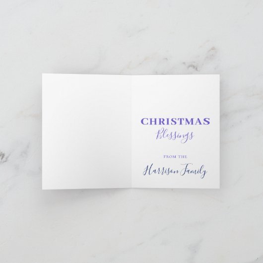 スリーキングスの水色パーソナライズされた シーズンカード (内部)