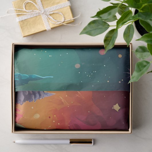 スリーキングスクリスマスホリデーシーンお祝い 薄葉紙 (ギフト)