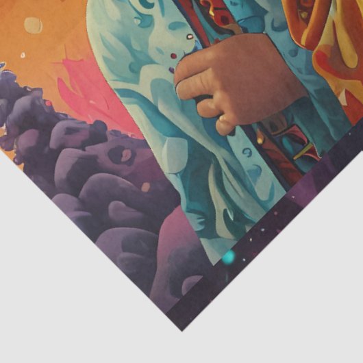 スリーキングスクリスマスホリデーシーンお祝い 薄葉紙 (詳細)