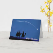 スリーキングスクリスマスホリデー カード (黄色い花)