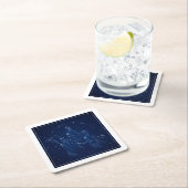 スリーキングスコアスター – 紙 スクエアペーパーコースター (インサイチュ)