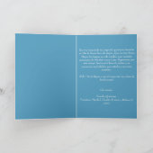 スリーキングスデイスペインのティール（緑がかった色）スターズクリスマス シーズンカード (内部)