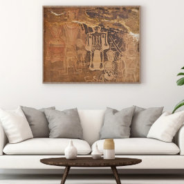 スリーキングスペトログリフマッコーキーランチユタ ポスター