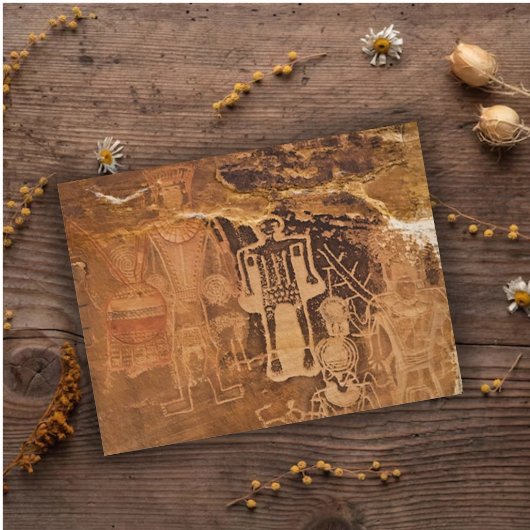 スリーキングスペトログリフマッコーキーランチユタ ポストカード