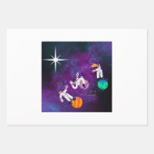 スリーキングスラッピング紙 ラッピングペーパーシート (正面)