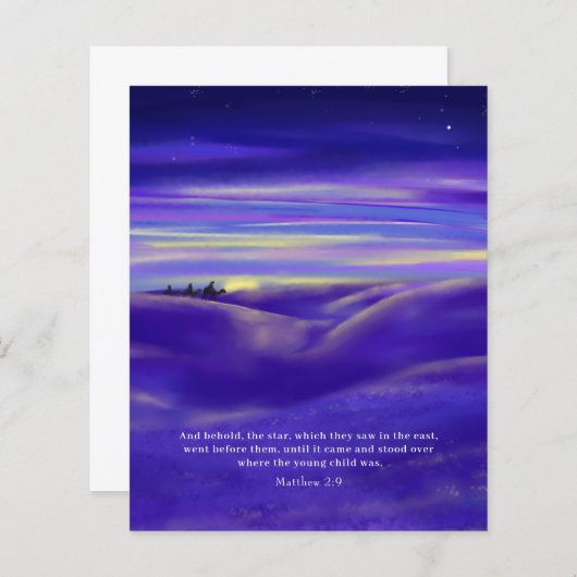 スリーキングス水の色のパーソナライズされた予算 (正面/裏面)