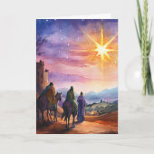 スリーキング後を追ズスターウォーターカラーシーン カード (正面)