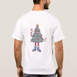 スリーギンイットホリデーツリーキャラクター Tシャツ