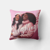 スリーギンシスターズフェスティバル笑いパステルピンク クッション (裏面)