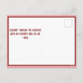 スリーギンシスターズフェスティバル笑いパステルピンク シーズンポストカード (裏面)