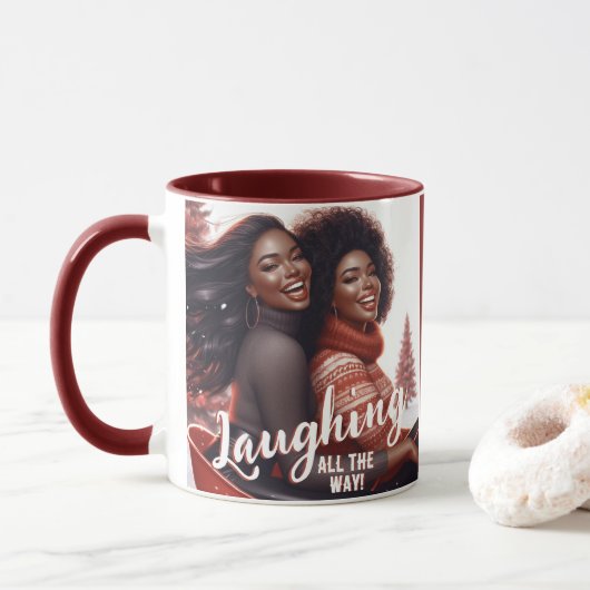 スリーギンシスターズフェスティバル笑い マグカップ (ドーナツ)