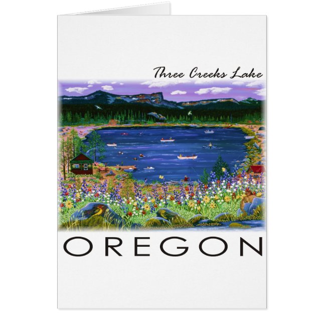 スリークリークス湖 (正面)