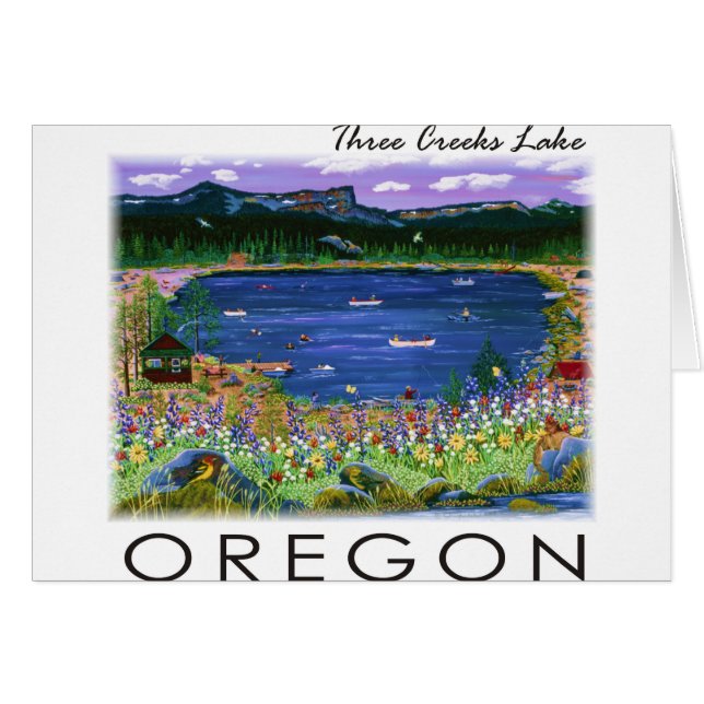 スリークリークス湖 (正面横)