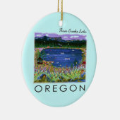 スリークリークス湖 セラミックオーナメント (右)