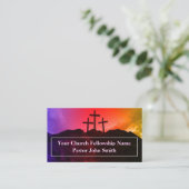 スリークロシャスレインボーマウンテンチャーチ 名刺 (スタンド正面)