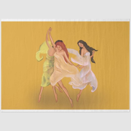 スリーグレースフェアリーフェアリー妖精デコページ 薄葉紙 (正面)