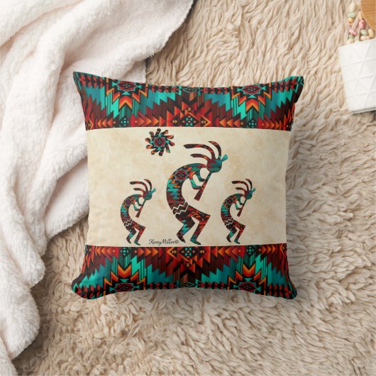 スリーサウスウェストココペリ装飾用クッション クッション (ブランケット)
