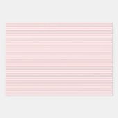スリーシェードピンクストライプ色 ラッピングペーパーシート (正面3)