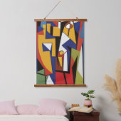 スリージャズミュージシャンウォールタペストリー 吊り下げ型タペストリー (寝室)