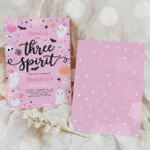 スリースピリットかわいいハロウィーン幽霊3日 招待状