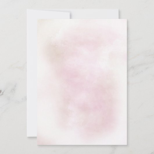 スリースピリットハロウィーンかわいい幽霊誕生日パーティー 招待状 (裏面)