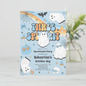 スリースピリットハロウィーングルービー幽霊第3誕生日 招待状 (スタンド正面)